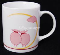 Toscany Collection Pink SHEEP Lamb COFFEE MUG Japan